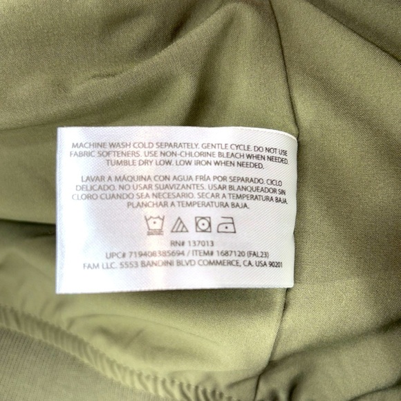 Banana Republic Full-Zip Bomber Jacket Women’s Size Large in Olive Green - EUC! - Picture 11 of 15